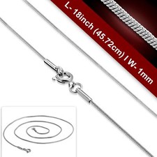 1mm thin Snake Chain * non tarnish Stainless Steel Necklace * 14 16 18 or 20inch