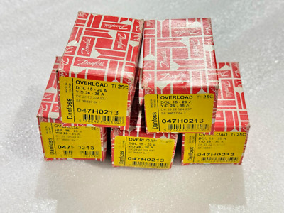 LOT OF 5 DANFOSS TI 25C OVERLOAD RELAY 047H0213
