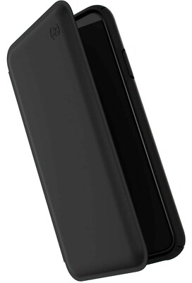Speck Products Presidio Folio European Bonded Leather iPhone xs MAX Case Black