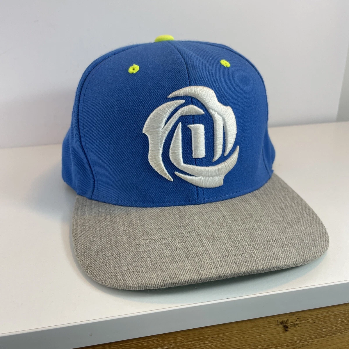 Adidas Derrick Rose Embroidered Snap Back Cap Hat Blue Sweet Home