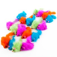 Ethical Colored Plush Mice With Catnip Cat Toy, 12-pack , New, Free Shipping on sale Ethical Colored Plush Mice With Catnip Cat Toy, 12-pack , New, Free Shipping on sale