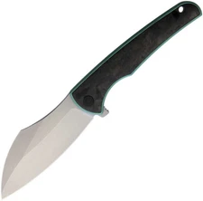 New VDK Knives Vice Linerlock Green CF VDK036