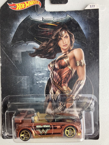 Hot wheels new x 7 full set of Batman Superman Wonder Woman - picture cards 2015 - Picture 8 of 8