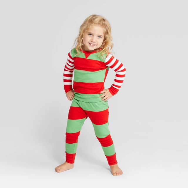 rugby stripe pajamas