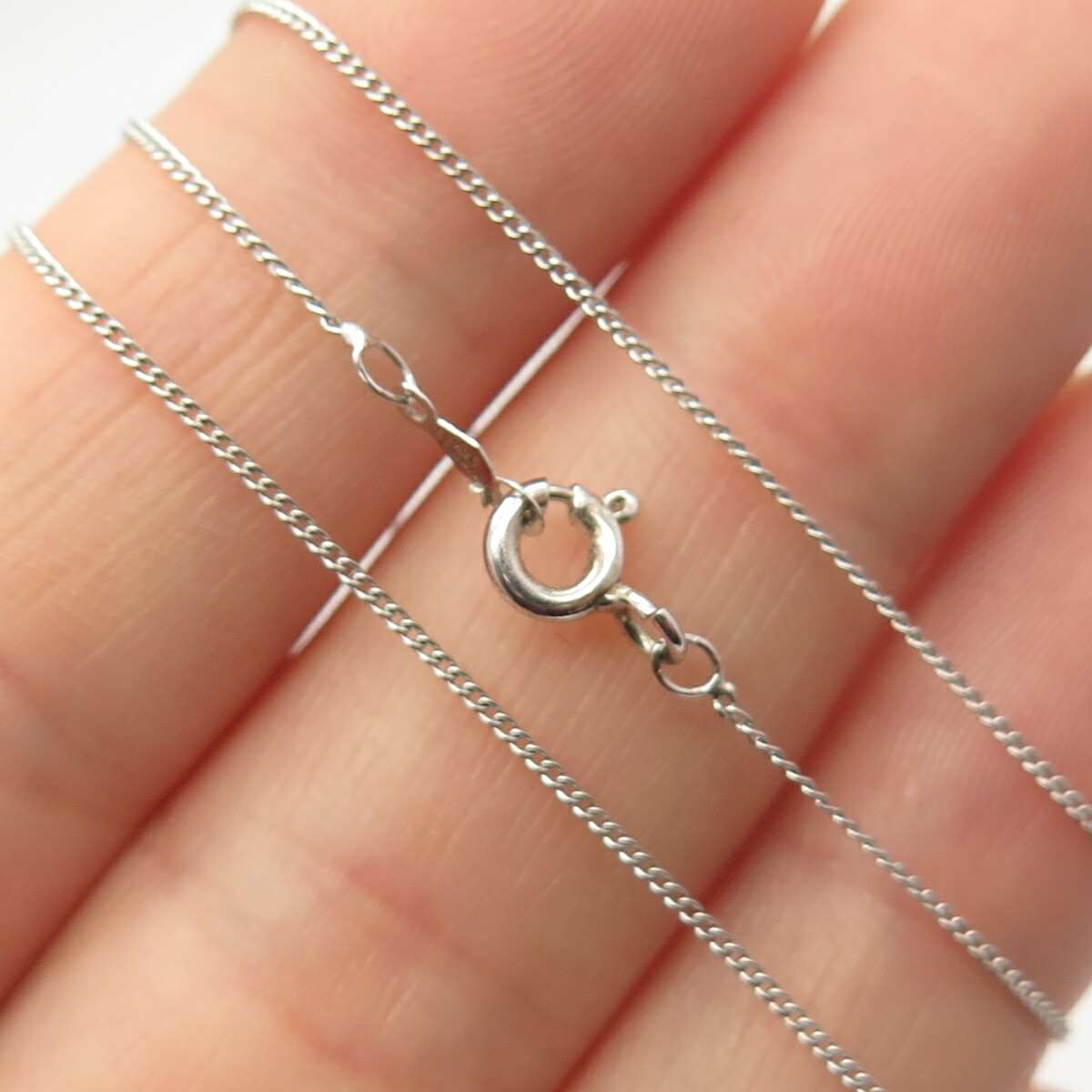 アクセサリー silver 925 vintage cable chain necklace 925 Sterling Silver Cable Chain Necklace 27