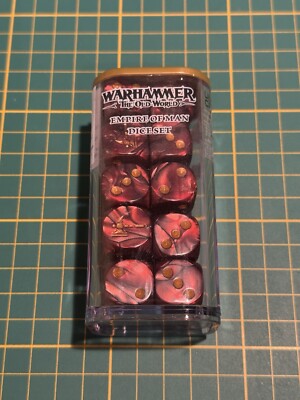 Warhammer The Old World Dwarfen Empire of Men Dice Set Würfel Neu Rare OOP