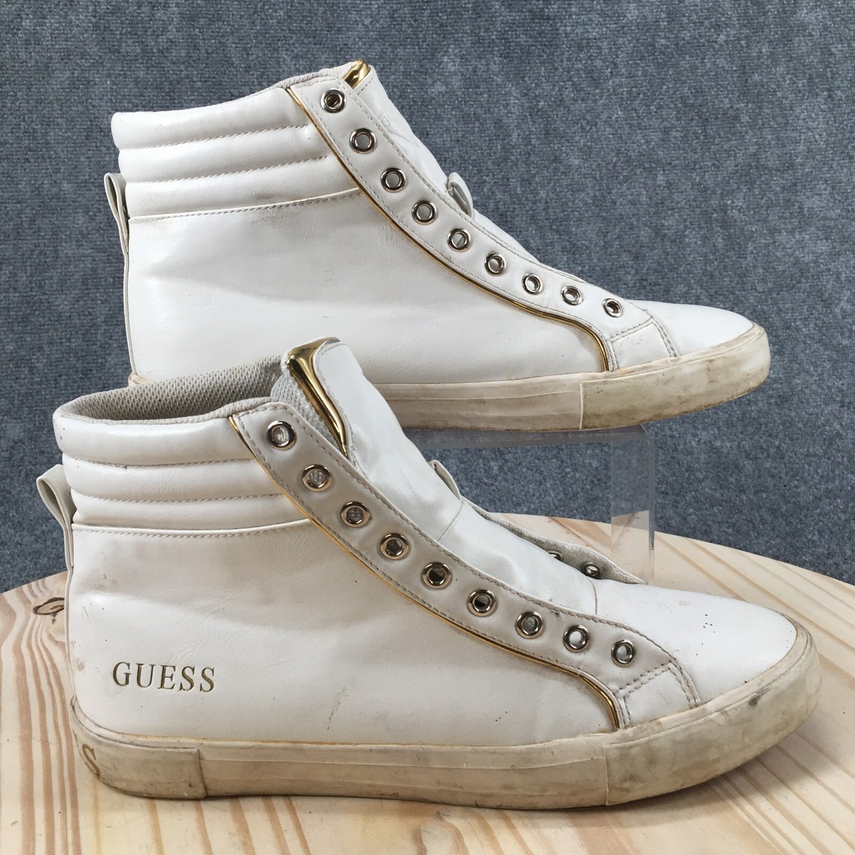 Leather Shoes G By Guess Shoes Mens GUESS Sneaker Salerno Real