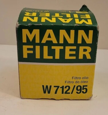 Mann-Filter W 712/95 Engine Oil Filter For Select 13-21 Audi Volkswagen Models