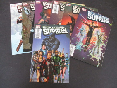Squadron Supreme 1,2,3,4,5,6,7  complete  US Marvel