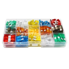 140x Car Boat Blade Fuse Assortment Kit Mini Medium Blade Fuse Mixed Box Replace