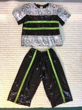 Lime  Black Youth Jazz/Hip Hop Dance Costume