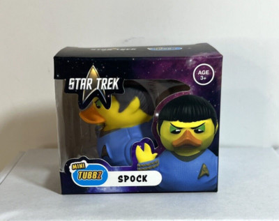 Mini Tubbz STAR TREK SPOCK Cosplaying Ducks Figure Jeep Rubber Duck Duckling NEW