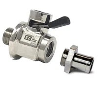 EZ Oil Drain Valve With Straight Nipple 1996-2002 Chevy Camaro 3.8L 5.7L