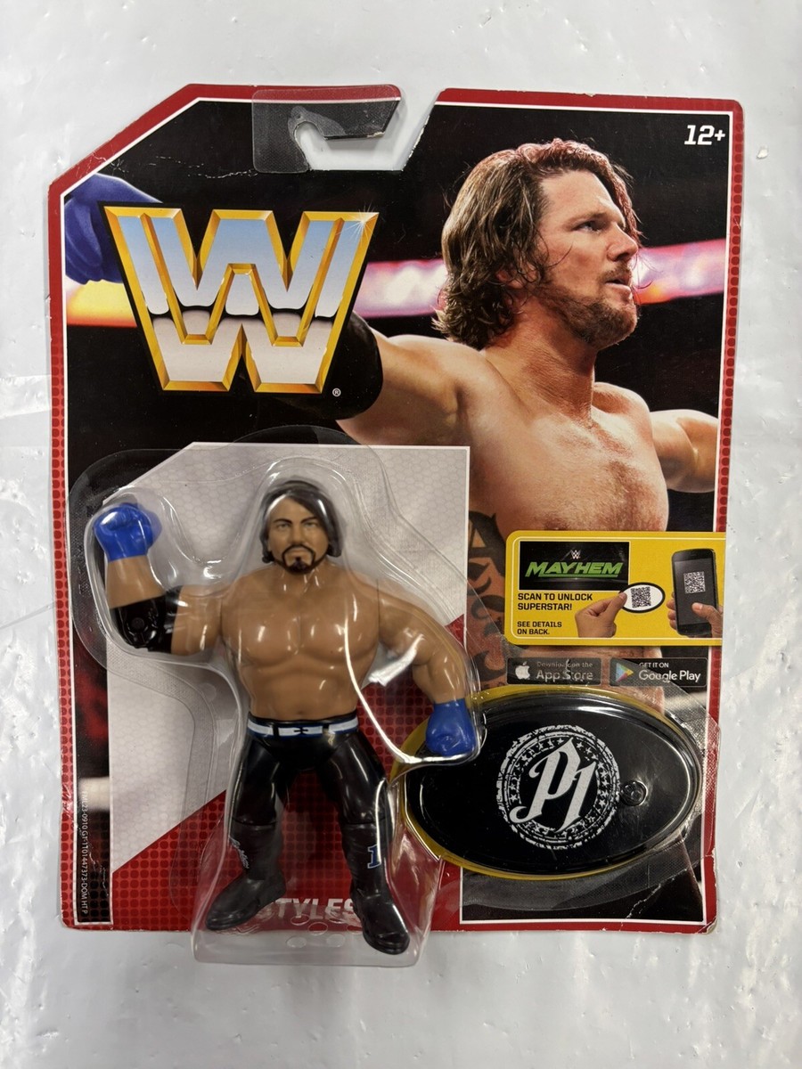 WWE Mattel Retro Series 3 AJ Styles Wrestling Action Figure