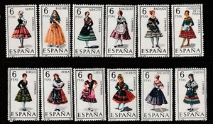 SPAIN, Sc. #1392-1403, Mint Stamps