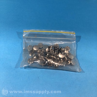 McMaster-Carr 9563K42 Bag of 50 Nickel Plated Steel Hole Plugs FNFP