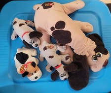 Lot of 4 VINTAGE Tonka Brand Pound Puppies plush toys