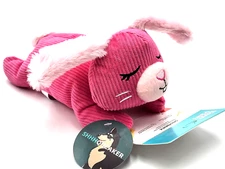 Zippy Paws Snooziez Bunny Silent Squeaker Plush Dog Toy 10"