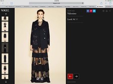 Valentino Womans $5500 Black Runway Sold Out Military Jacket Nwotag Sz.44 Italy