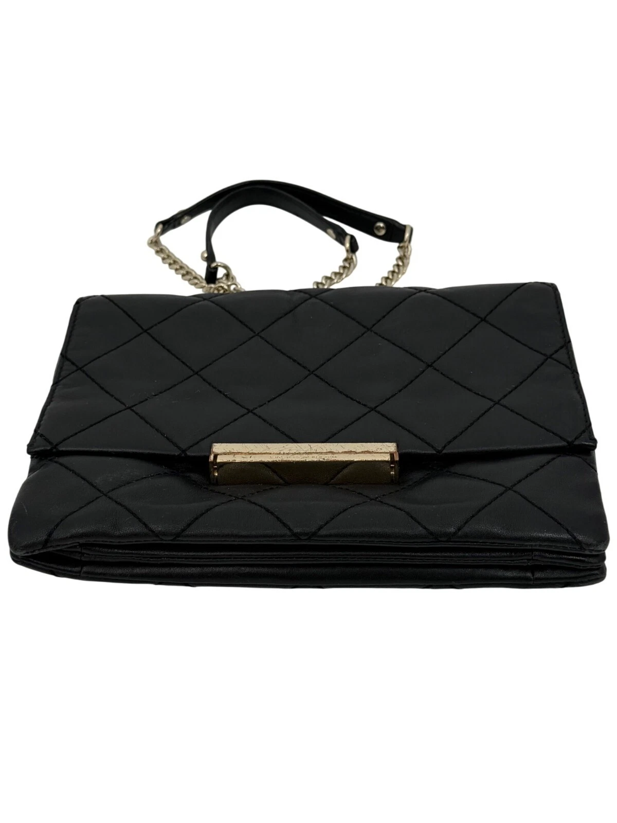 Borsa a tracolla Kate Spade New York Emerson Place Lenia nera in pelle trapuntata