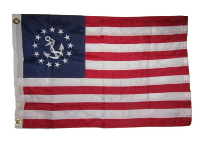 20x30 Embroidered Sewn Nautical Ensign Yacht Naval 300D Nylon Flag 20''x30'' 