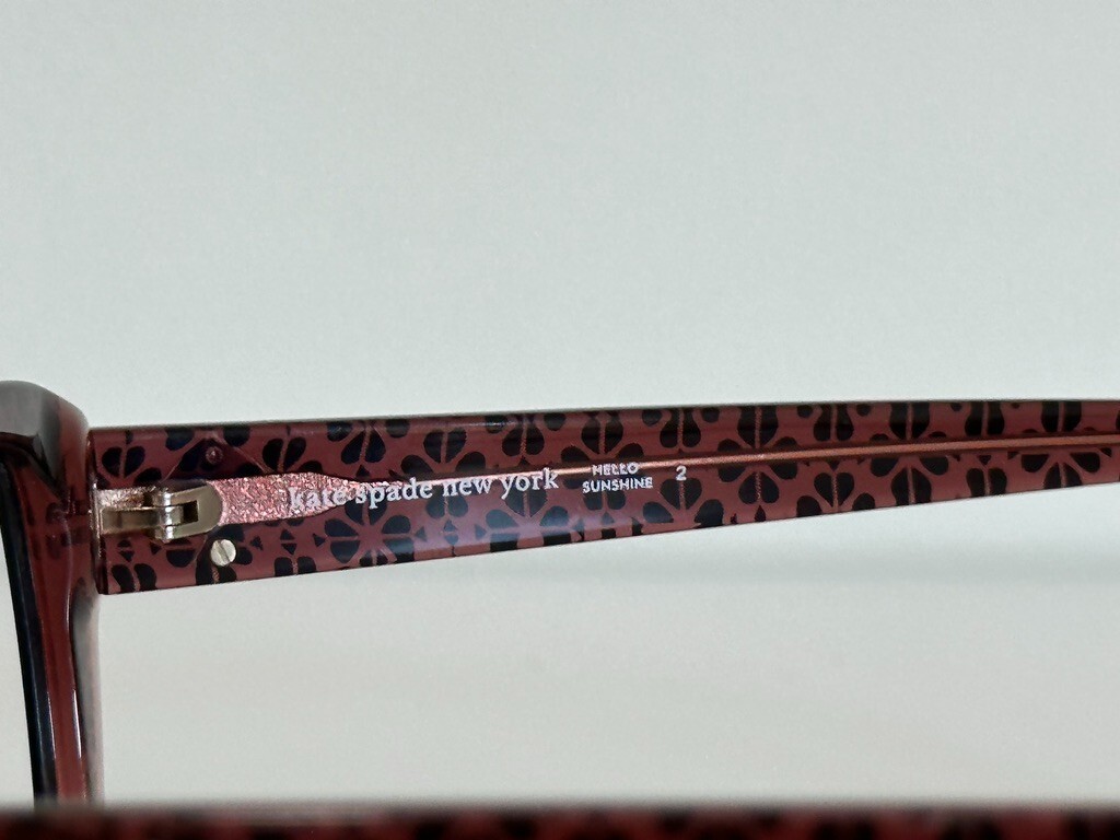 Kate Spade Kenzie/G/S 35J3X Square Pink Burgundy Sunglasses  display picture 2