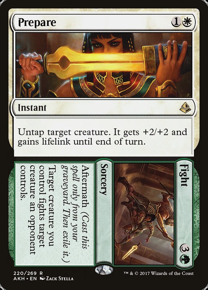 Prepare // Fight 220 Rare Amonkhet AKH MTG