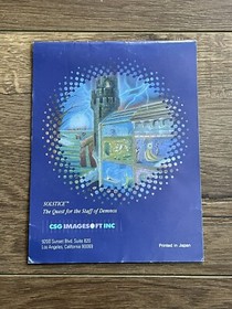 Solstice: The Quest for the Staff of Demnos Nintendo NES Complete In Box