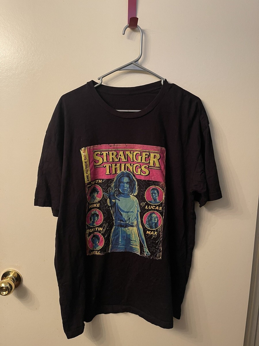 Rare Stranger Things Shirt Size L Netflix Comic | eBay