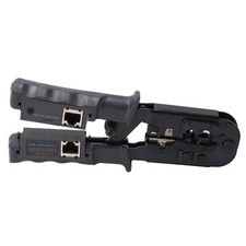 Ratcheting Modular Data Cable Crimper Wire Stripper 4P 6P 8P RJ45 RJ11 RJ12