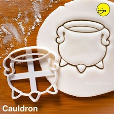 Witch Cauldron cookie cutter |Halloween witchcraft pagan pot magic spells