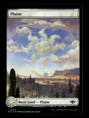 MTG - Plains 272 - Outlaws of Thunder Junction - Near Mint MTG - Plains 272 - Outlaws of Thunder Junction - Near Mint