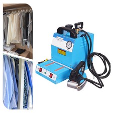 Electric Steam Iron with Boiler for Dry Cleaner Curtain Blue 110V Commercial