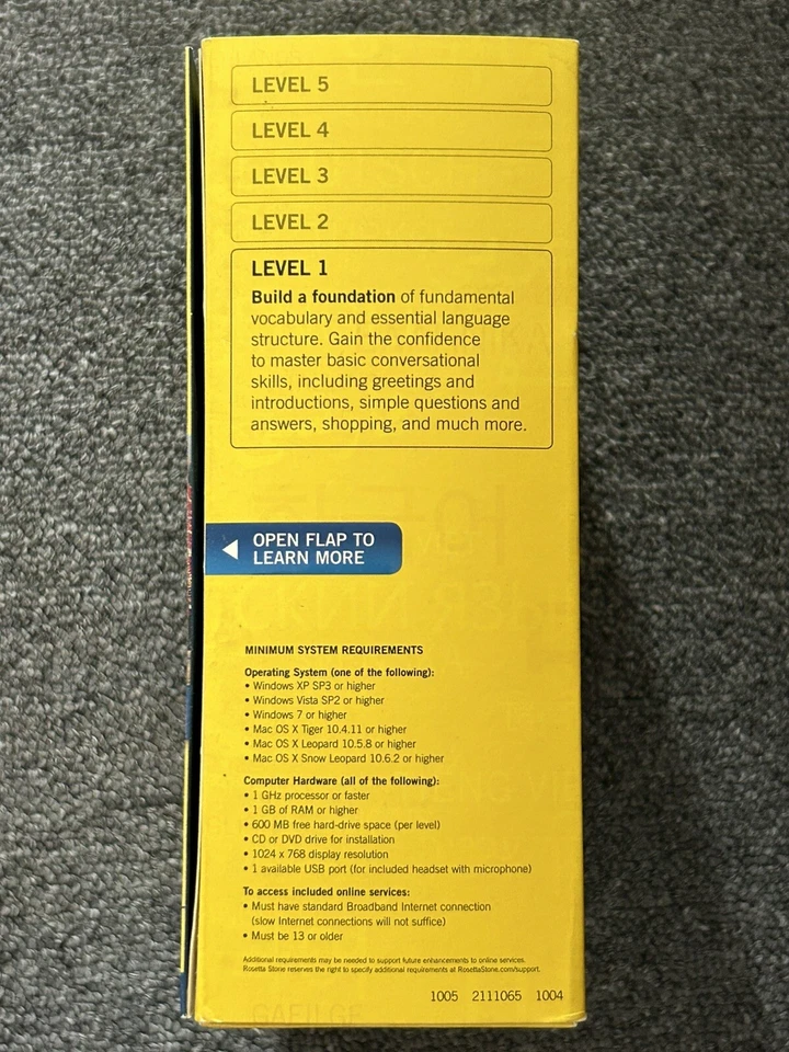 Learn French: Rosetta Stone Francais: French Level 1 BRAND NEW - Image 3 of 4