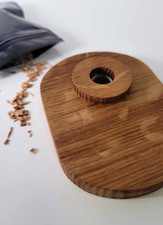 White Oak Whiskey/Cocktail Smoker Comes with oak woodchips -- HANDMADE IN USA