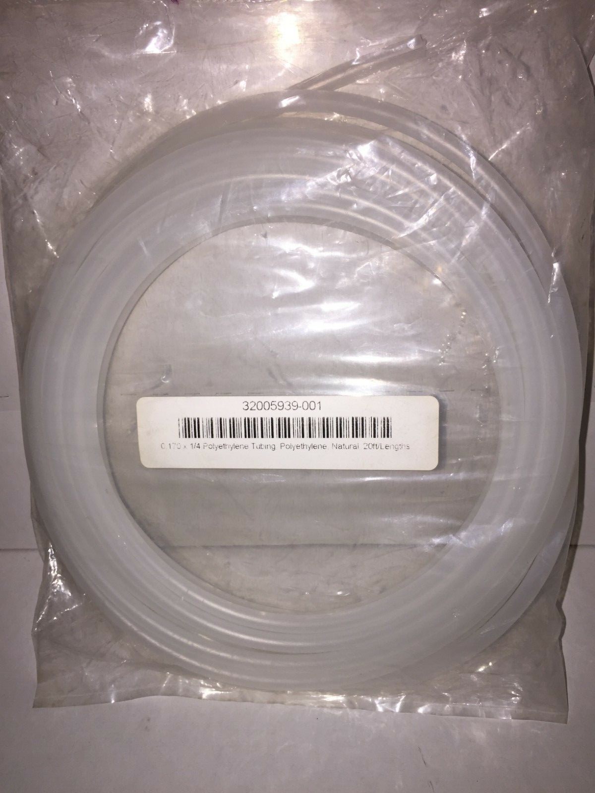 32005939-001 Honeywell C.170 x 1/4" 20ft. Polyethylene Tubing for Ice Makers