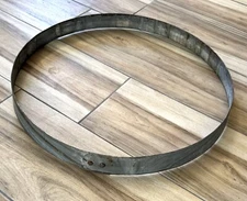 Wine Barrel Hoop Band Ring 24.5" / 23.75 Natural Patina Repurpose Decorations