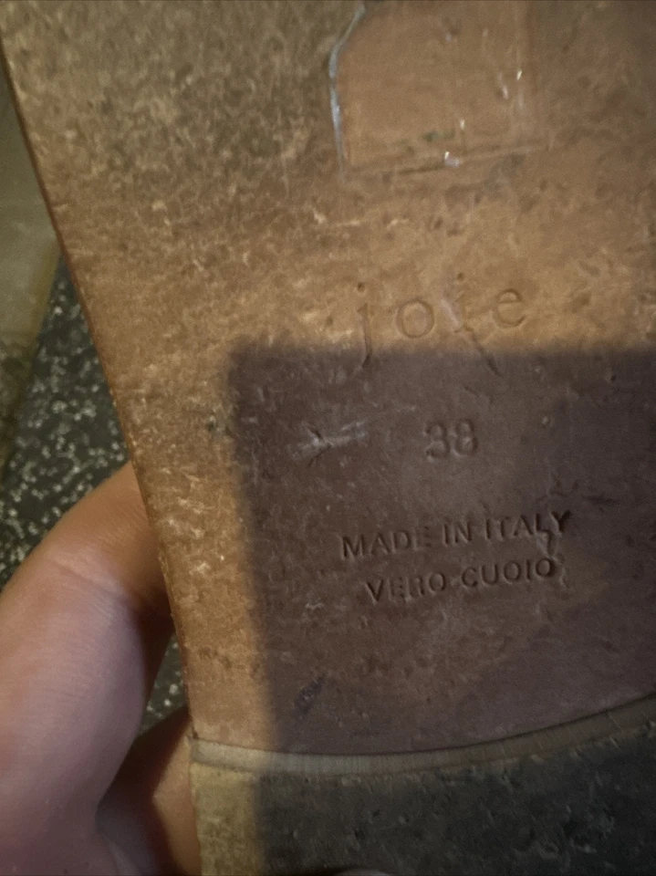 Sandalias Joie a la Plage Planas Marrón Tanga Chanclas Cuero Talla 38 EE. UU. 7,5. Usado en excelente estado Foto 2 de 2