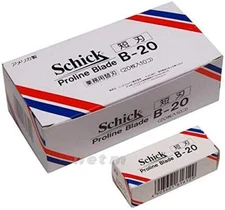 Schick B-20 Proline Blade Short Replacement Blade 20 Piece x10 new F/S