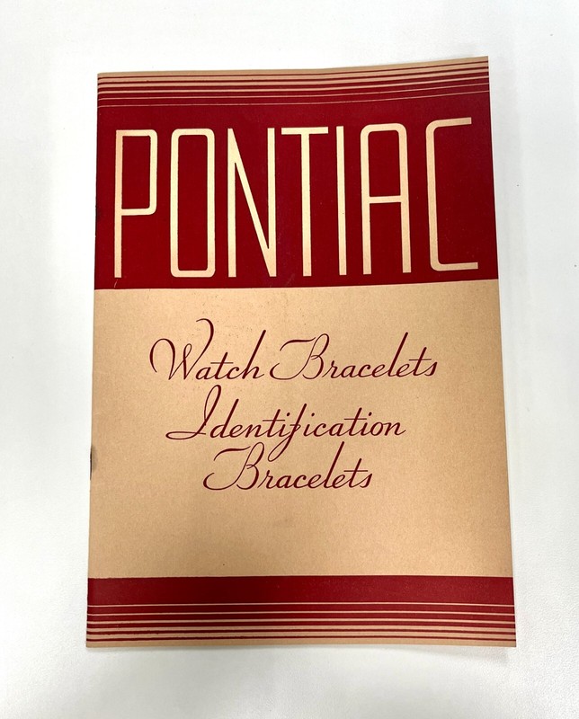 Pontiac Company Watch Bracelets and I.D. Bracelet Catalog