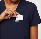 FIGS Catarina One-Pocket Scrub Top in Navy Blue size Women's 2XL — photo 5