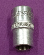 ELORA, 1/2" Drive, 13mm, 12 point, Shallow Socket, Made In West Germany