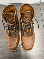 Red Wing Shoes 1907 Moc Toe Boot - 10.5 D - Copper Rough And Tough