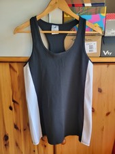 Schwarz weiß gestreiftes Tank Top, Gr. 40/42