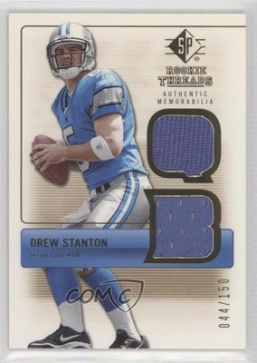 2007 SP Rookie Threads Rookie Threads Gold 44/150 Drew Stanton #RT-DS 0af