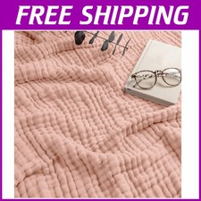 Lightweight 6 Layer Muslin Adult Blanket - King Size