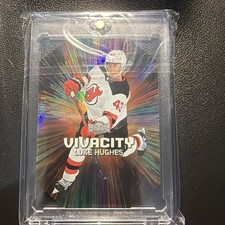 2023-24 Skybox Metal Universe - Vivacity Luke Hughes #25 (RC)
