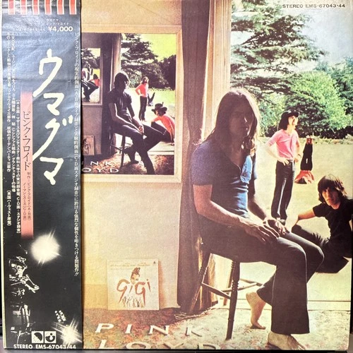 Pink Floyd Ummagumma Japan Vinyl LP OBI 2LP EMS-67043~44 EX