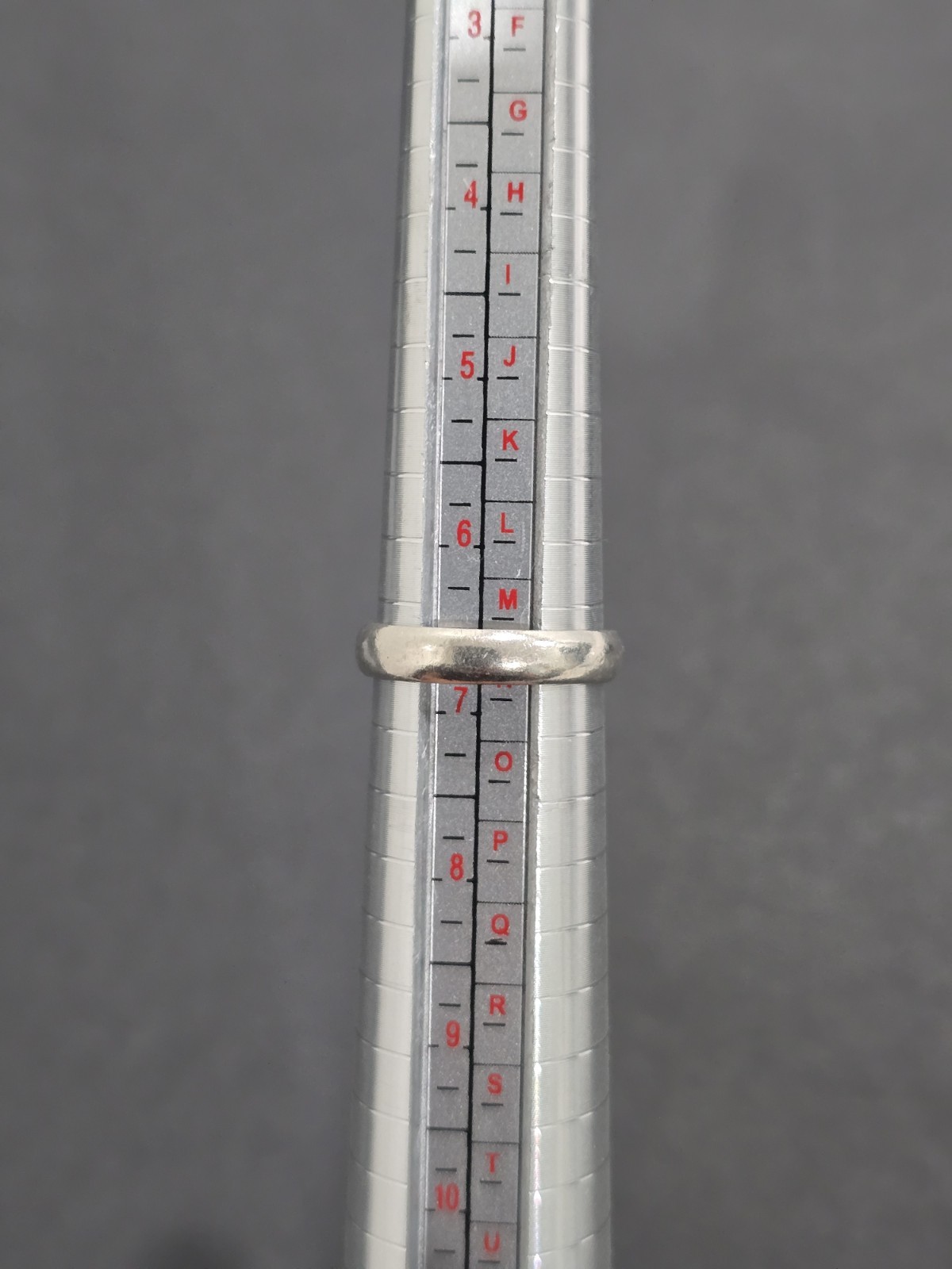 925 Solid Silver Wedding Band Ring - image 2