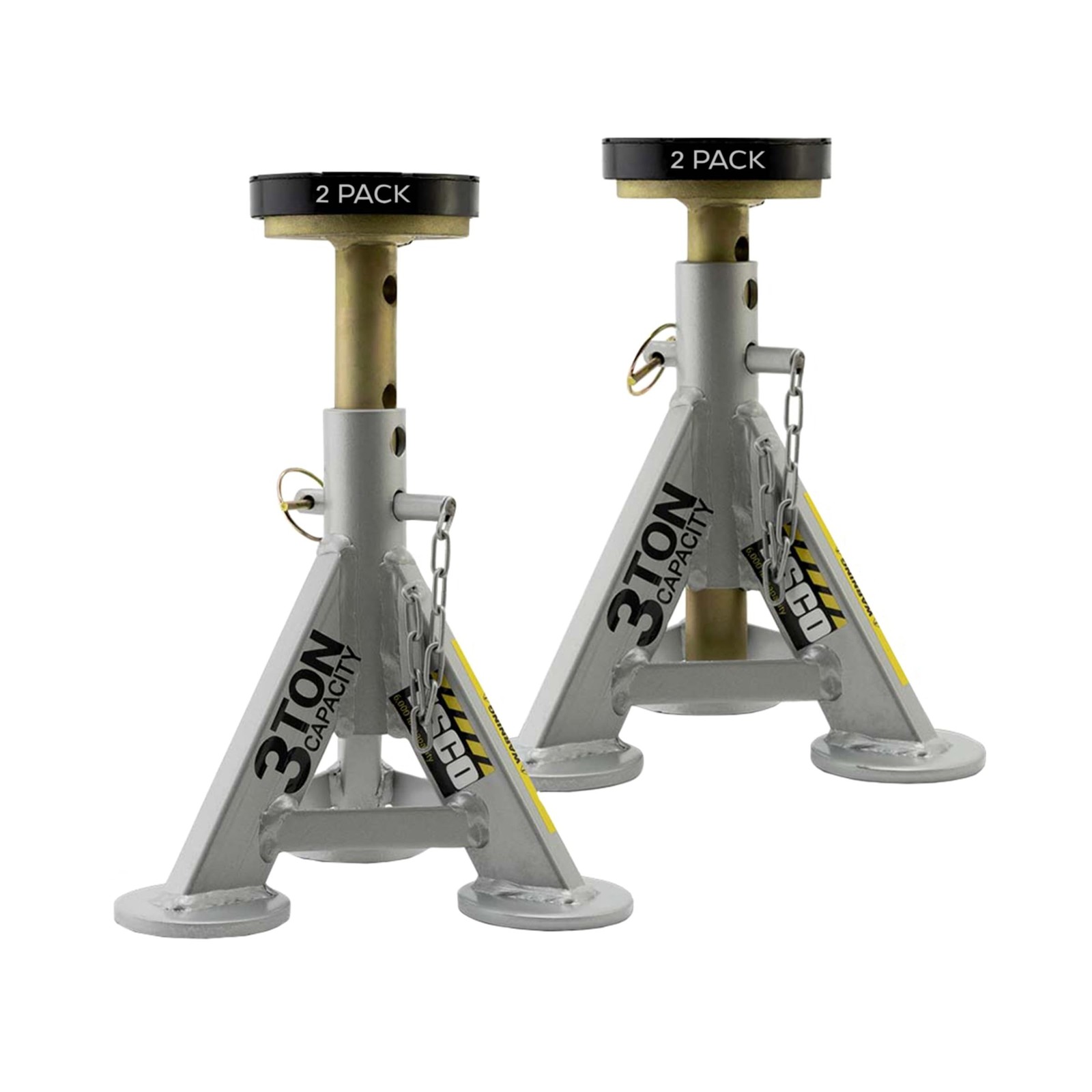ESCO 3 Ton Performance Shorty Low Profile Jack Stands, 1 Pair